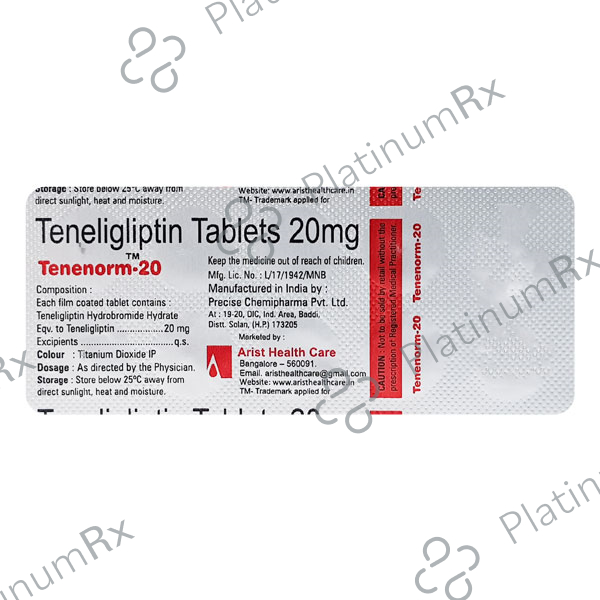 Tenenorm 20mg Tablet 10s