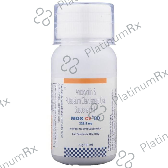 Mox CV BD 228.5mg Powder for Oral Suspension 30ml