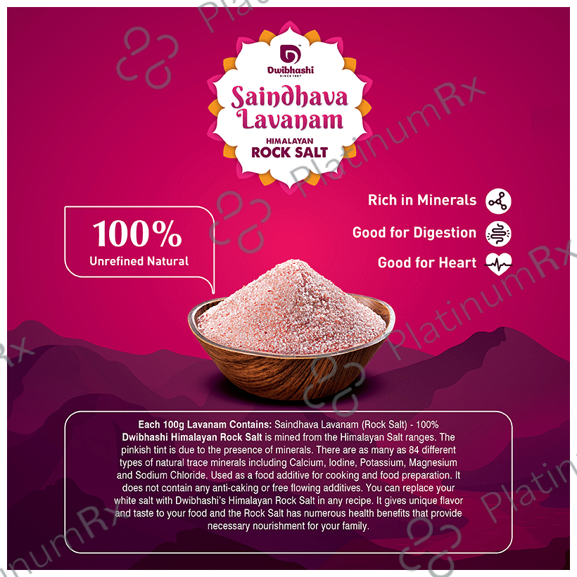 Dwibhashi Saindhava Lavana Himalayan Rock Salt
