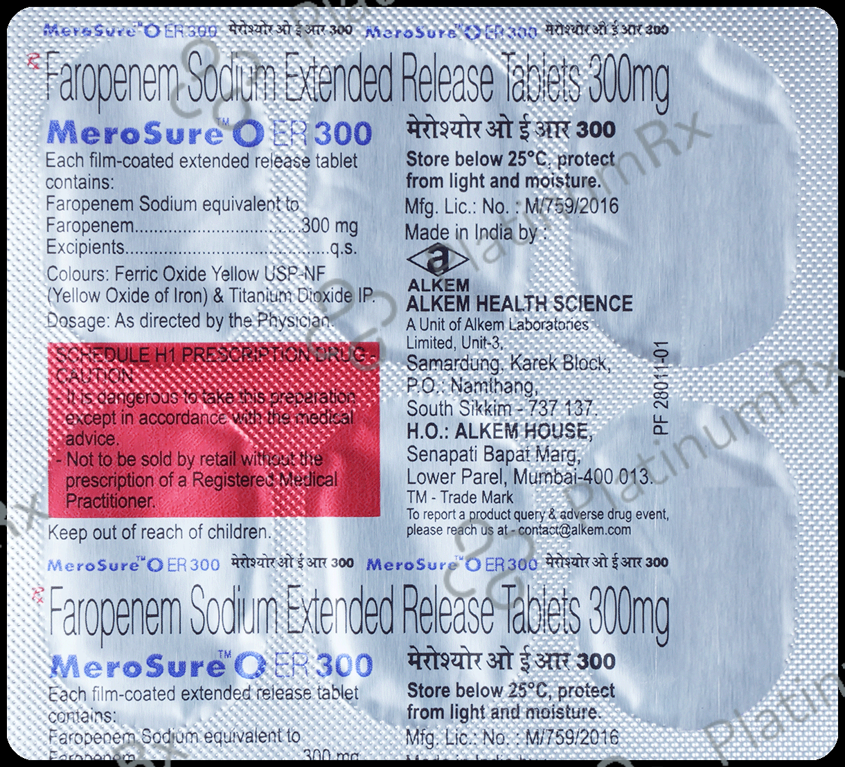 Merosure O ER 300 Tablet 6 tablets