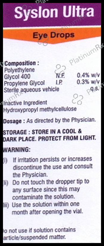 Syslon Ultra Eye Drop