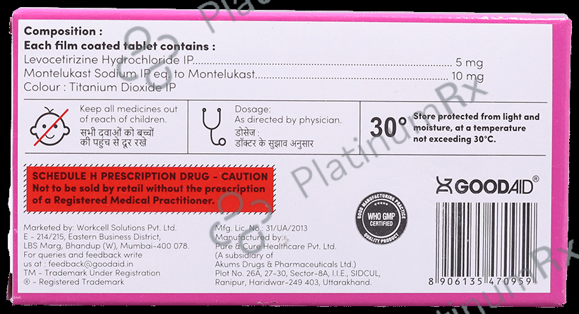 Goodlukast LC Tablet