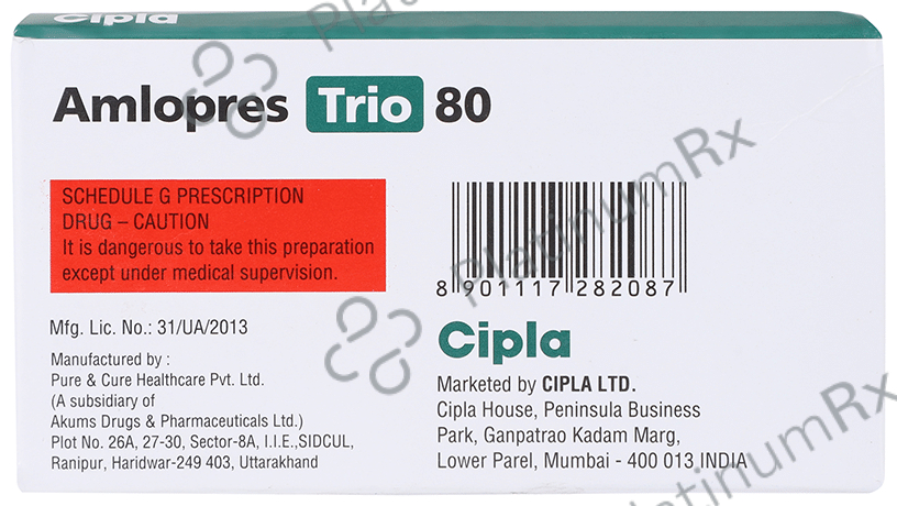 Amlopres Trio 80 Tablet