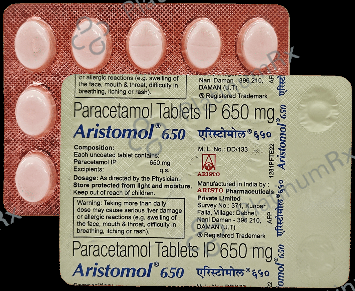 Aristomol 650mg Tablet 15s