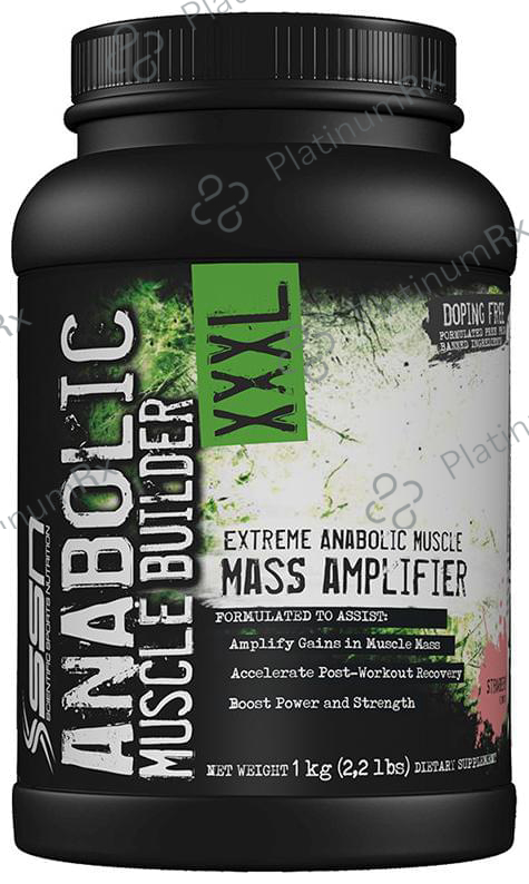 SSN Anabolic Muscle Builder XXXL Strawberry 2 lb
