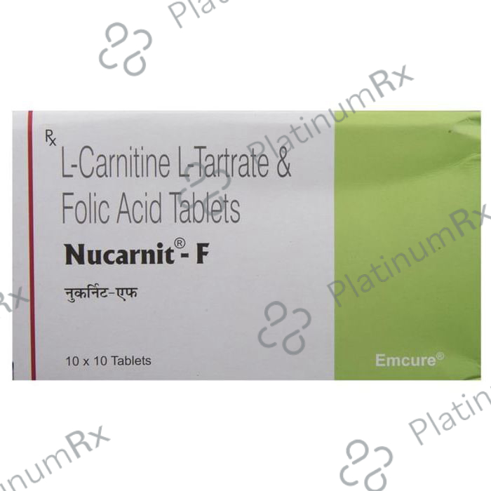 Nucarnit F 500mg/1500mcg Tablet 10s