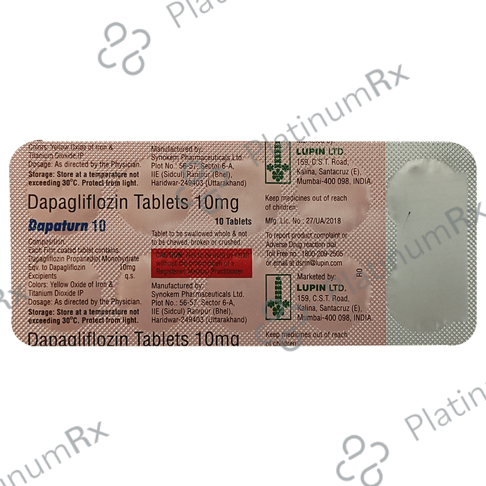 Dapaturn 10mg Tablet 10s