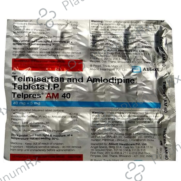Telpres AM 5/40mg Tablet 15s