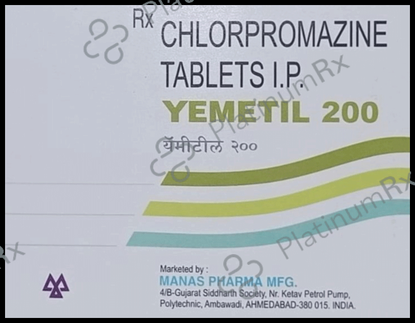 Yemetil 200mg Tablet