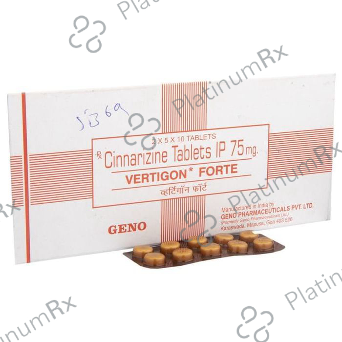 Vertigon Forte 75mg Tablet 10s