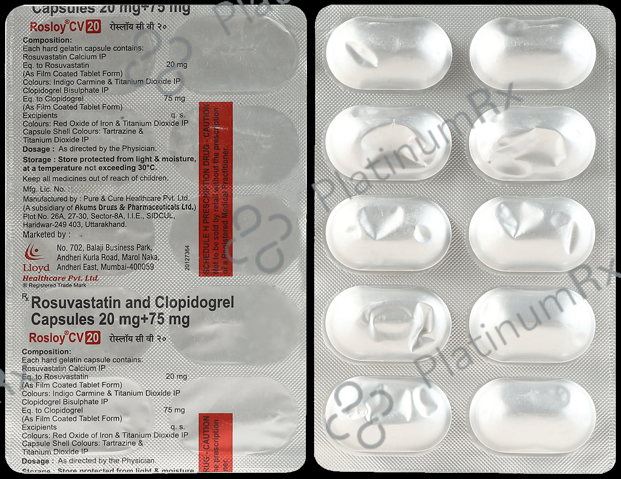Rosloy-CV 20 Capsule 10 Capsule