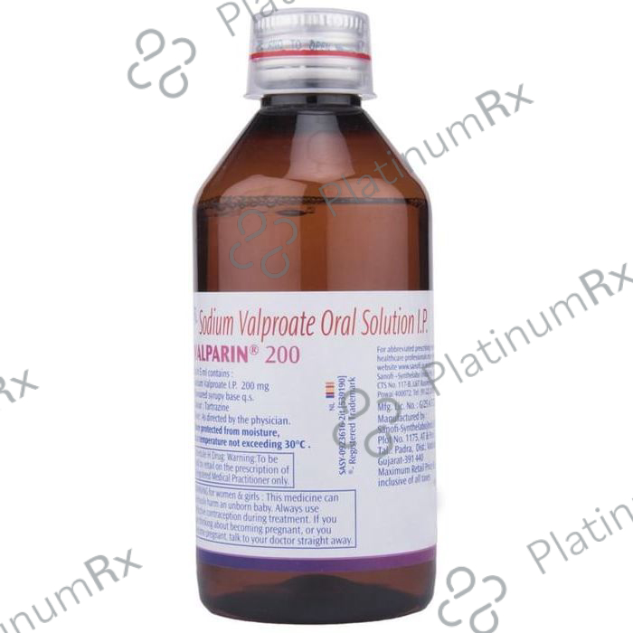 Valparin 200 Oral Solution Delicious Pineapple
