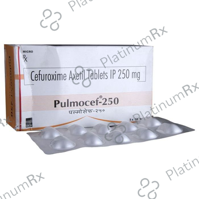 Pulmocef 250mg Tablet 10s