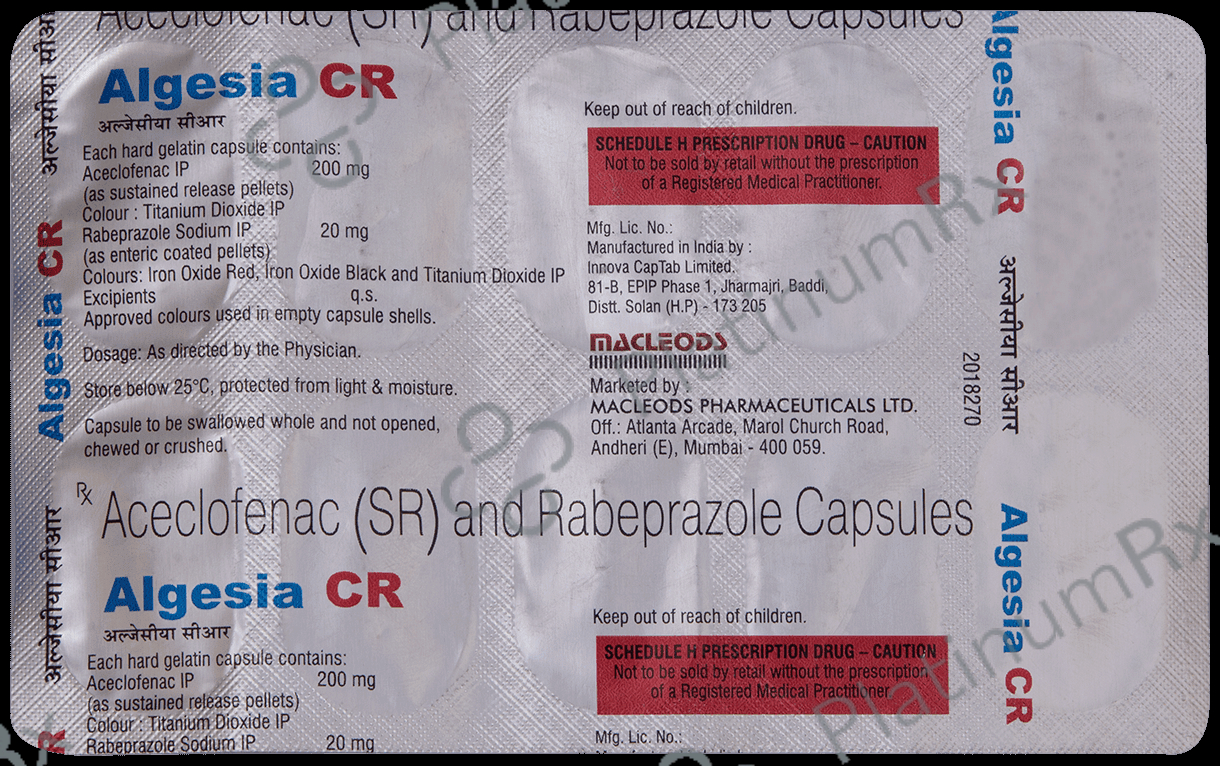 Algesia CR 200/20mg Capsule 10s
