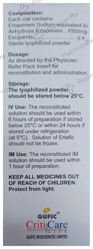 Ertafic 1gm Injection