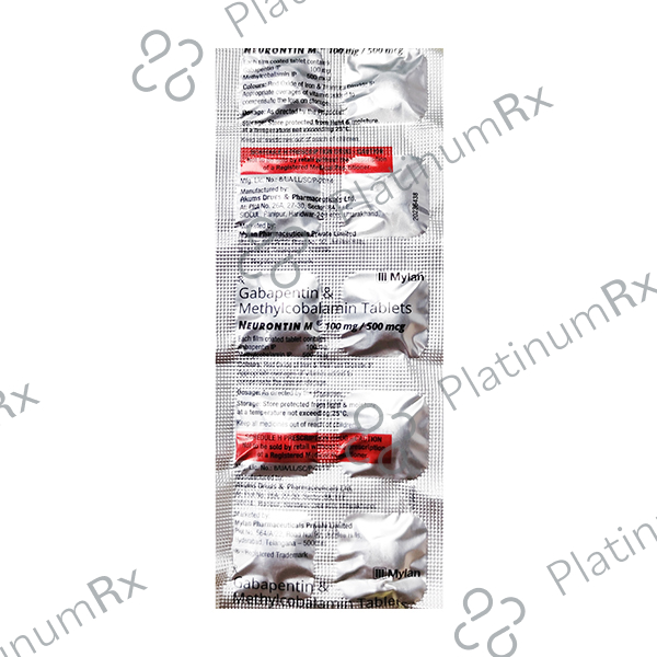 Neurontin M 100/500mcg Tablet 10s
