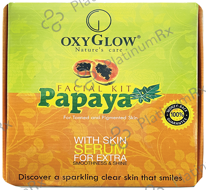 Oxyglow Herbals Papaya Facial Kit 165 gm