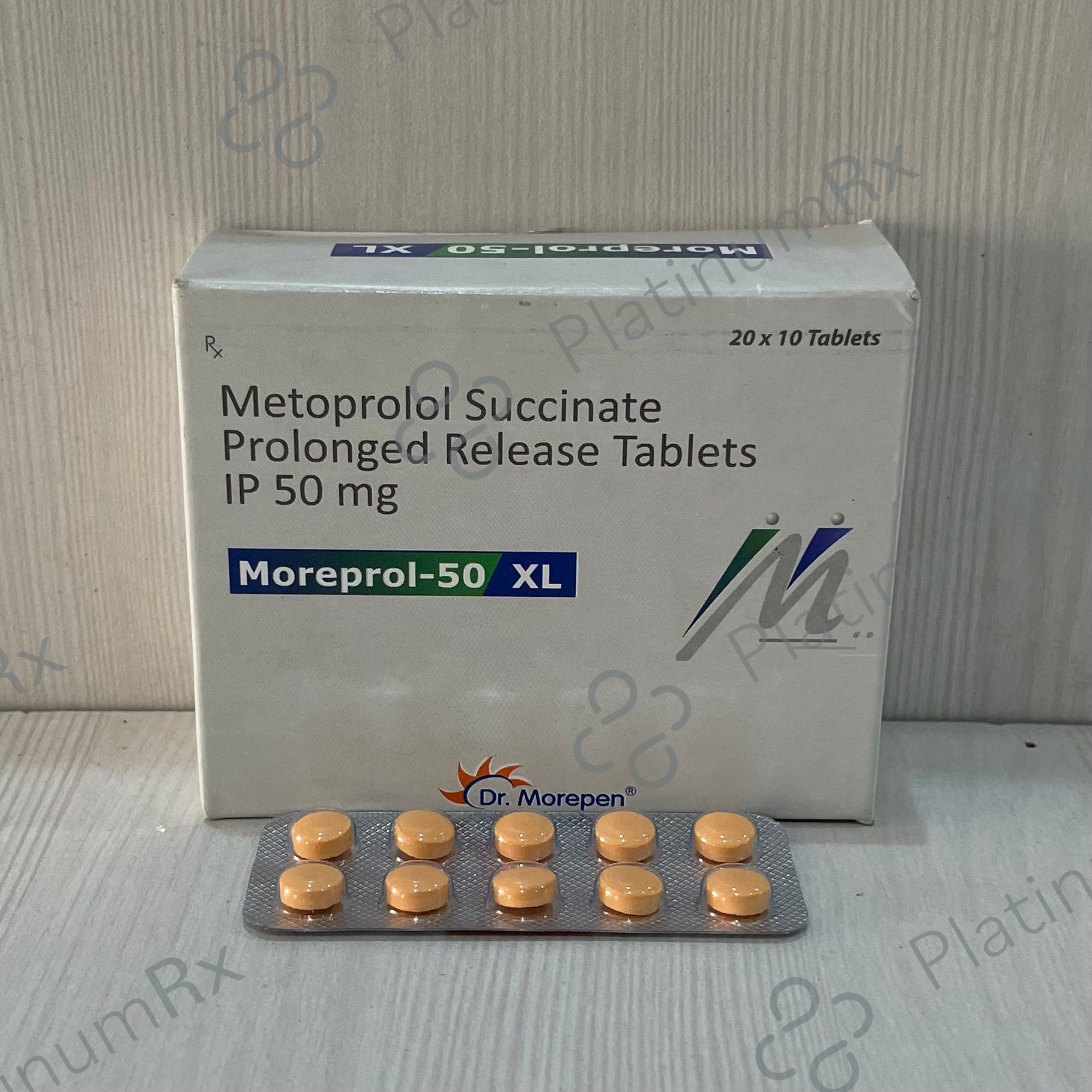 Moreprol 50mg XL Tab 10s