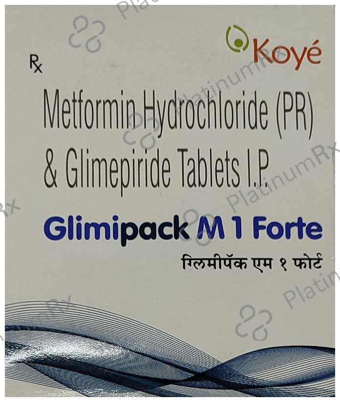 Glimipack M 1 Forte Tablet PR