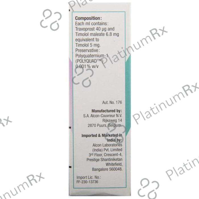 Travacom 5mg/40mcg Eye Drop 1s