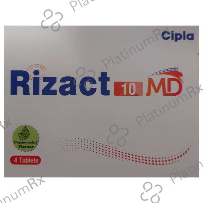 Rizact 10mg MD Tablet 4s
