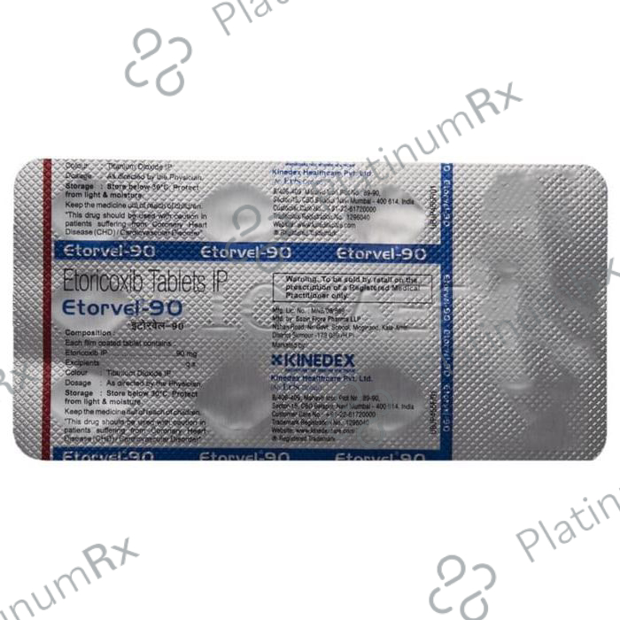 Etorvel 90mg Tablet 10s