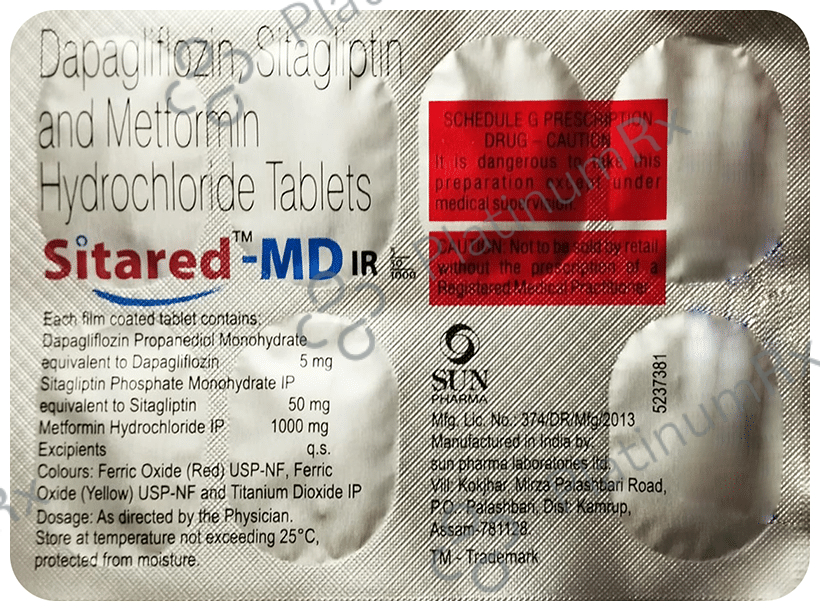 Sitared MD IR 5/50/1000 Tablet 7s