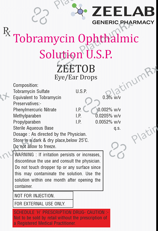 Zeetob Eye Drop