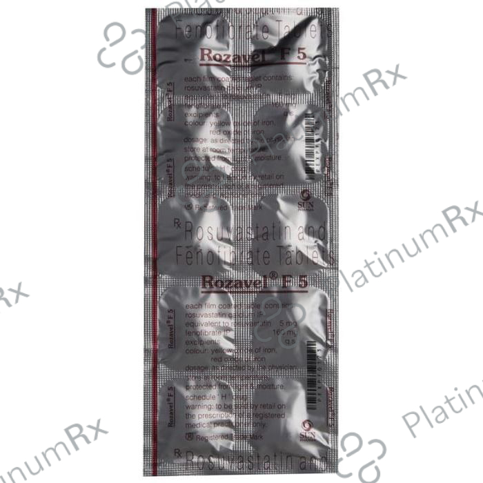 Rozavel F 5/160mg Tablet 10s