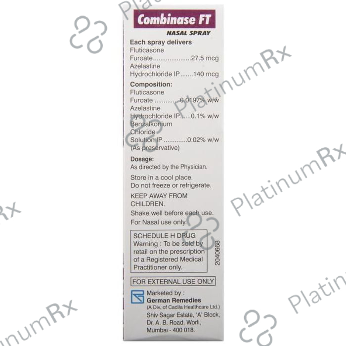 Combinase FT Nasal Spray 140/27.5mcg 70MDI