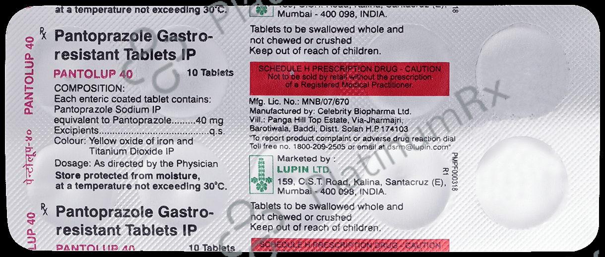 Pantolup 40 Tablet