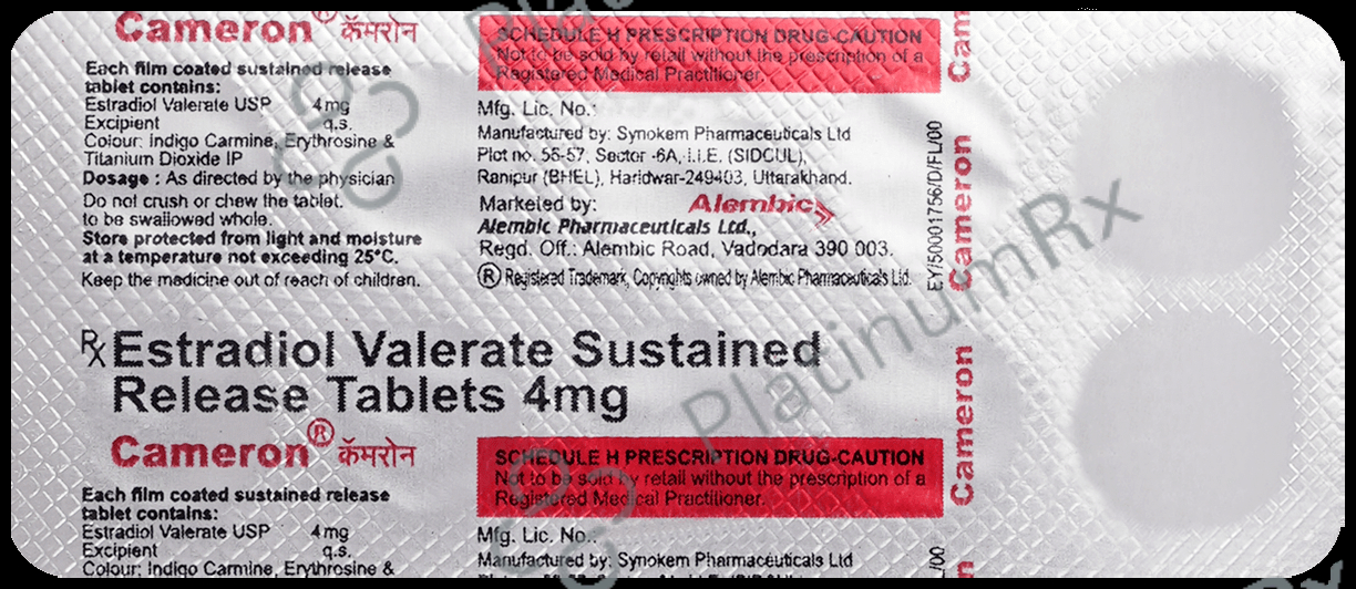 Cameron 4mg Tablet SR 10s