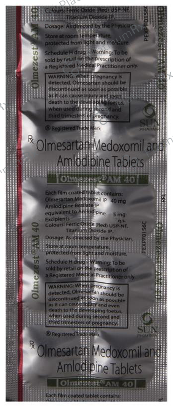 Olmezest AM 40/5mg Tablet 10s