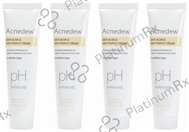 Acnedew PH Balanced Anti Acne & Anti Pimple Cream (25gm Each) 4 Tube