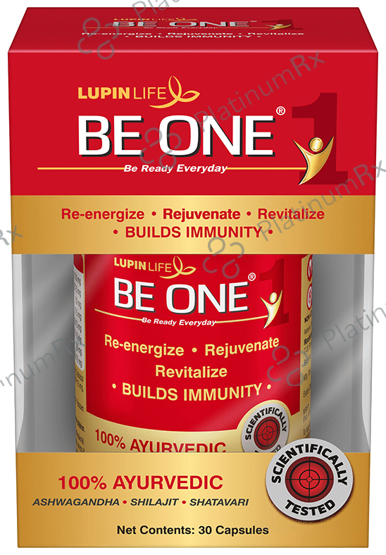 Lupin Life Be One Capsule with Ashwagandha and Shilajit 30s