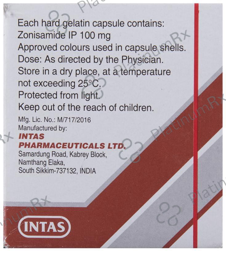 Zonimid 100 Capsule 10s
