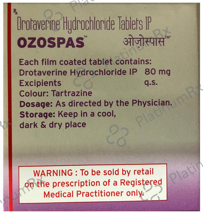 Ozospas Tablet