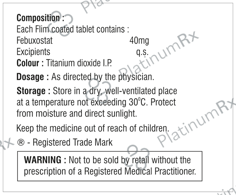 Parustat 40 Tablet