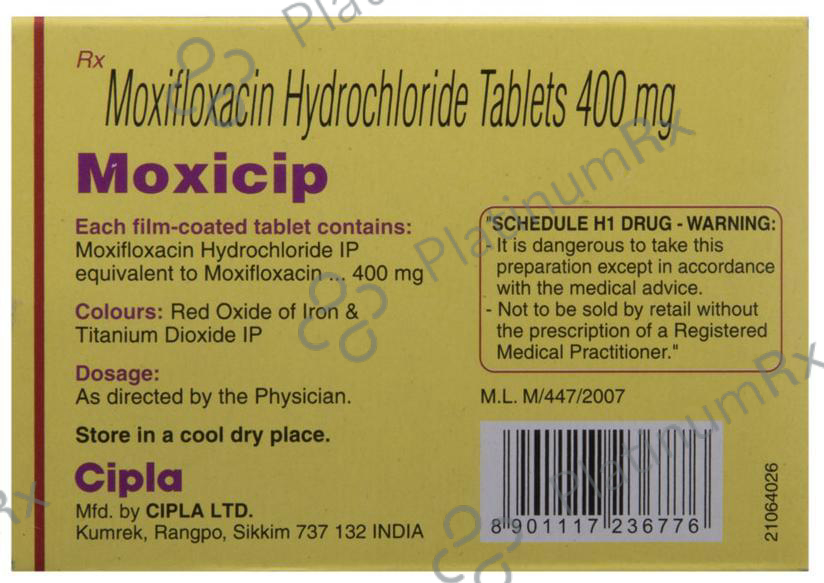 Moxicip 400mg Tablet 10s