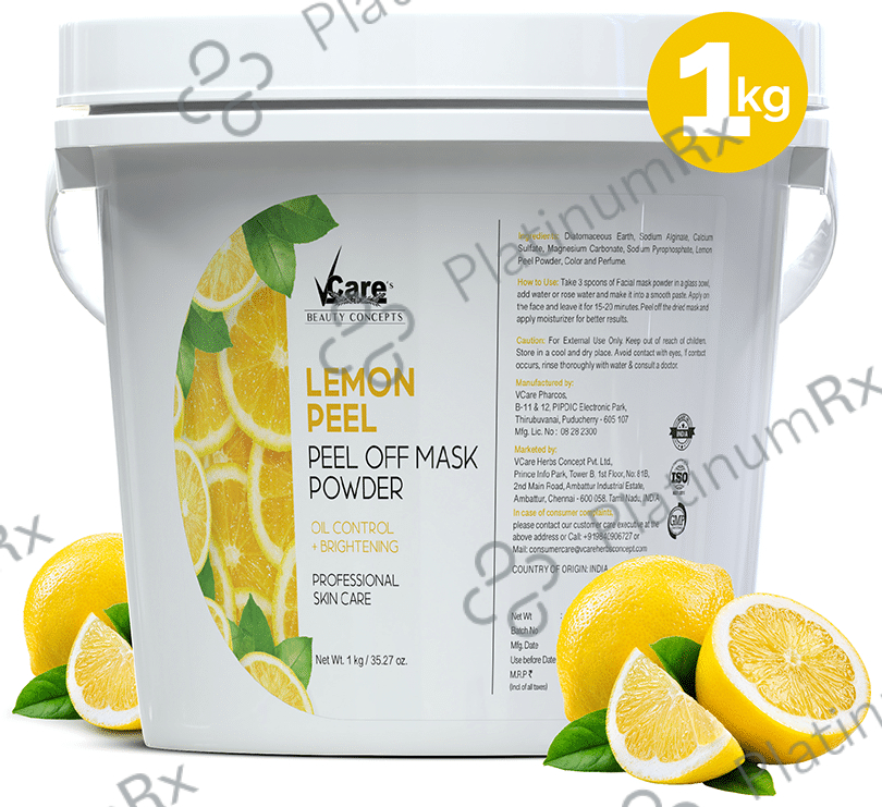VCare Lemon Peel Off Mask Powder 1 kg