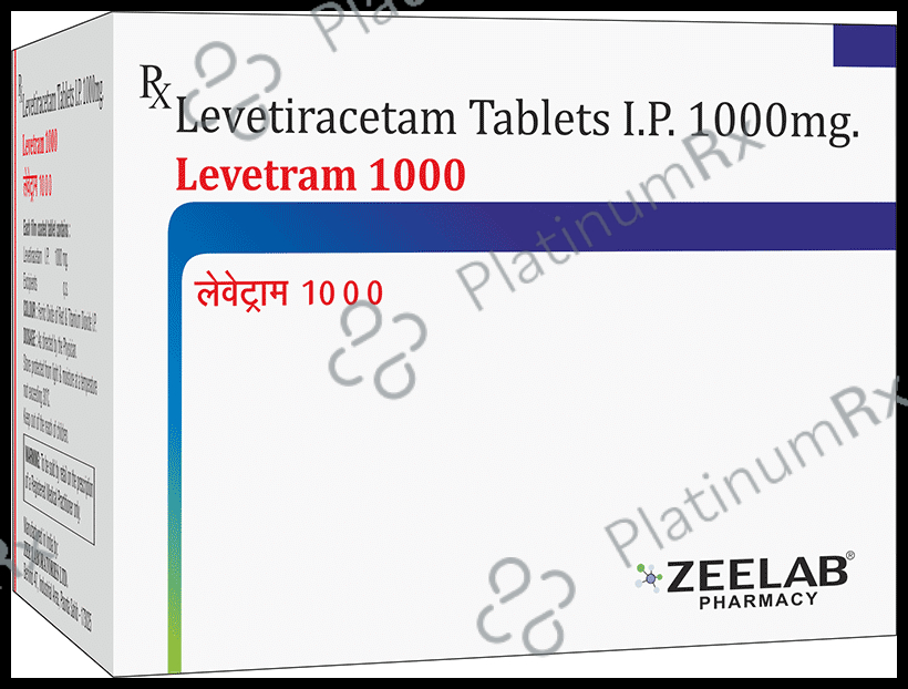 Levetram 1000mg Tablet