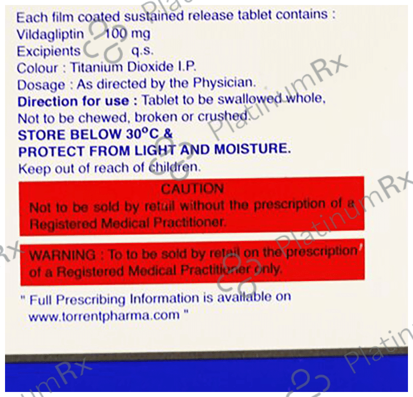 Torglip OD 100mg Tablet SR 10s