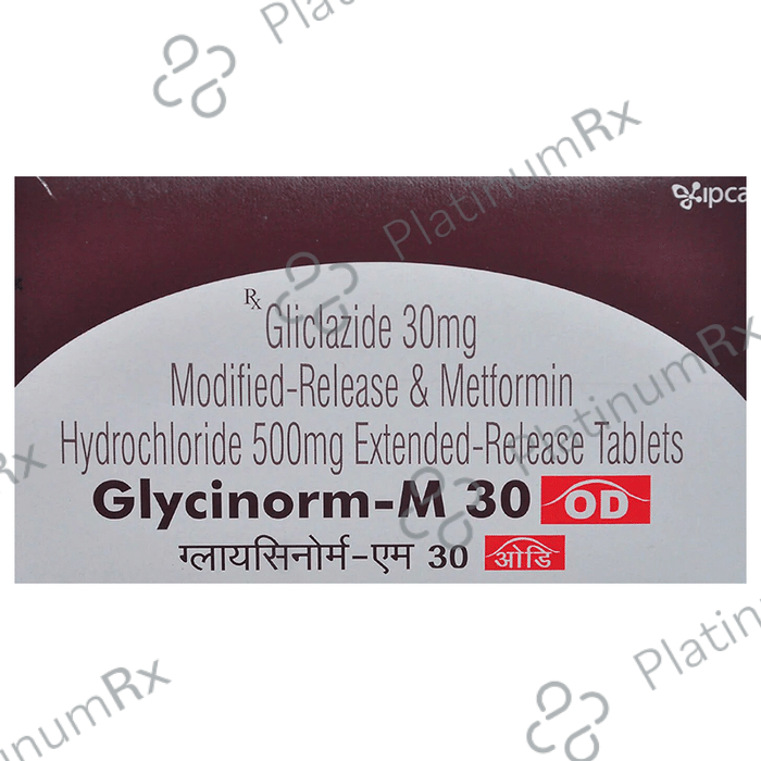 Glycinorm M 30/500mg Tablet ER 10s