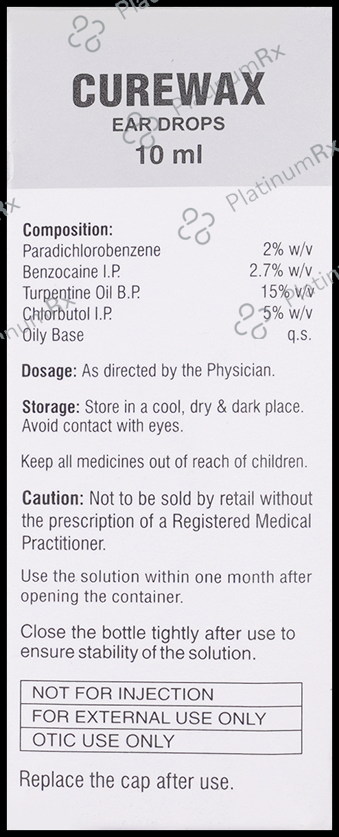 Curewax Ear Drop 10ml