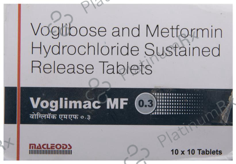 Voglimac MF 500/0.3mg Tablet SR 10s