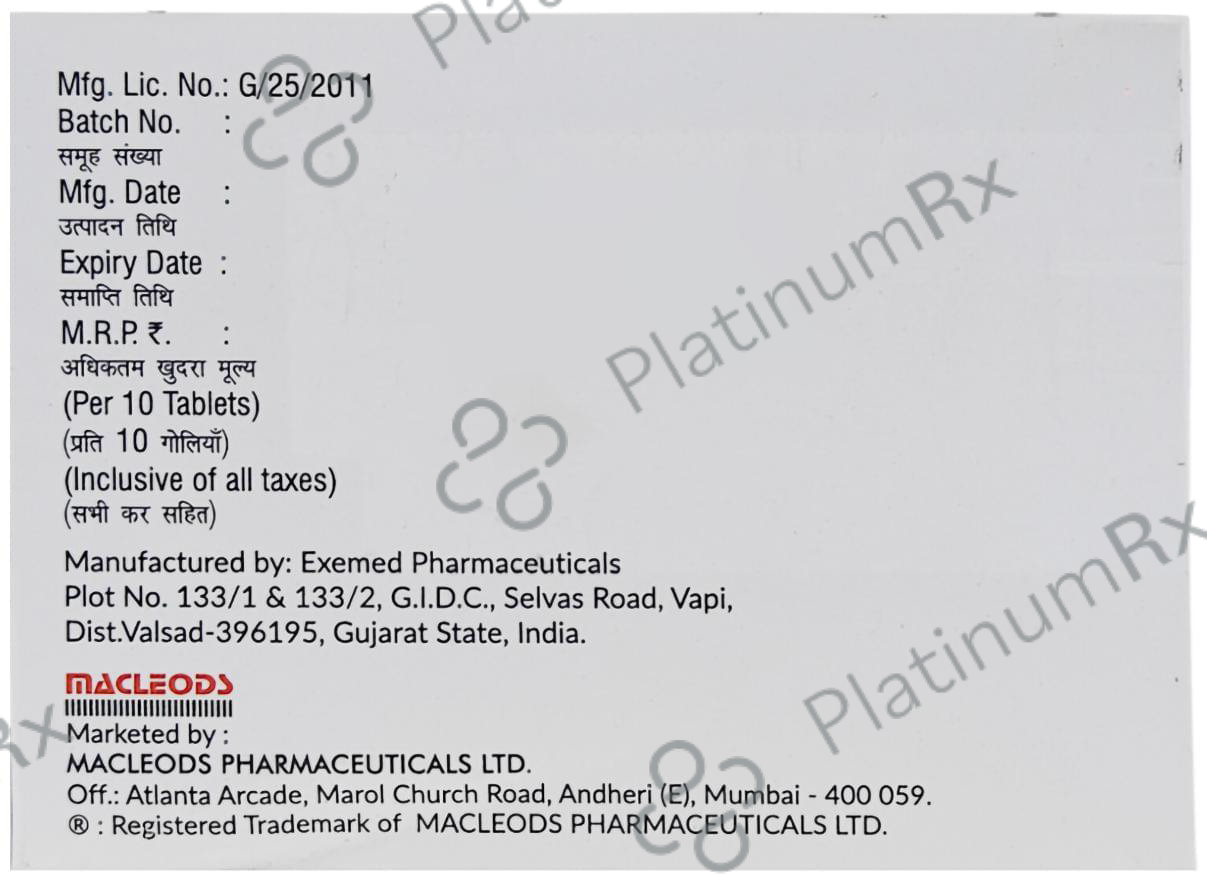 Sitaclass D 10/100mg Tablet 10s