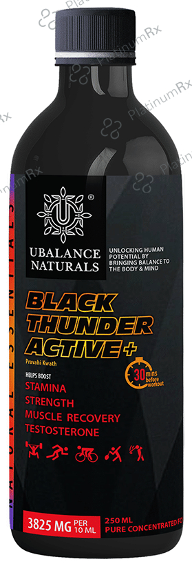Ubalance Naturals Black Thunder Active+ 250 ml