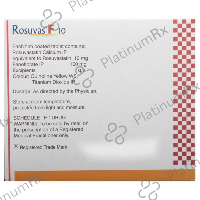 Rosuvas F 10/160mg Tablet 15s