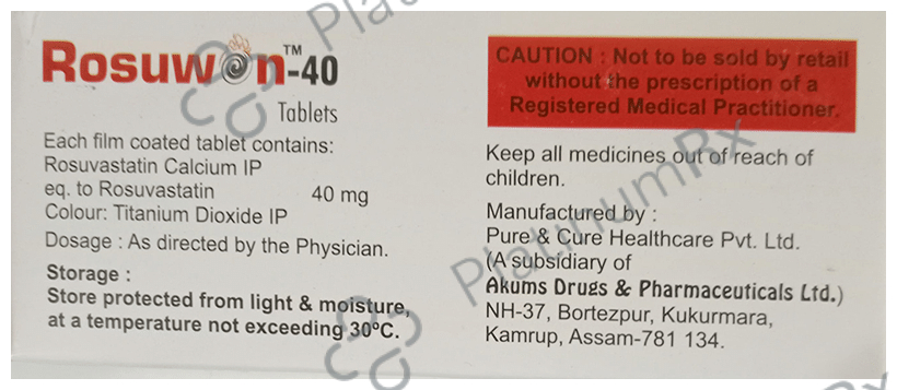 Rosuwon 40 Tablet