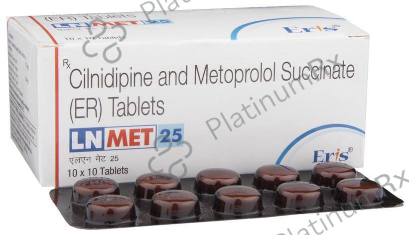 LN Met 10/25mg Tablet ER 10s